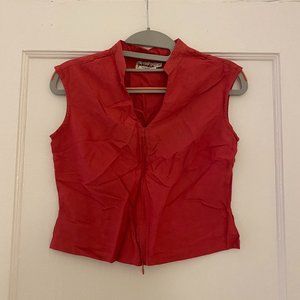 Fabindia Pink Tank Top (Size XS)